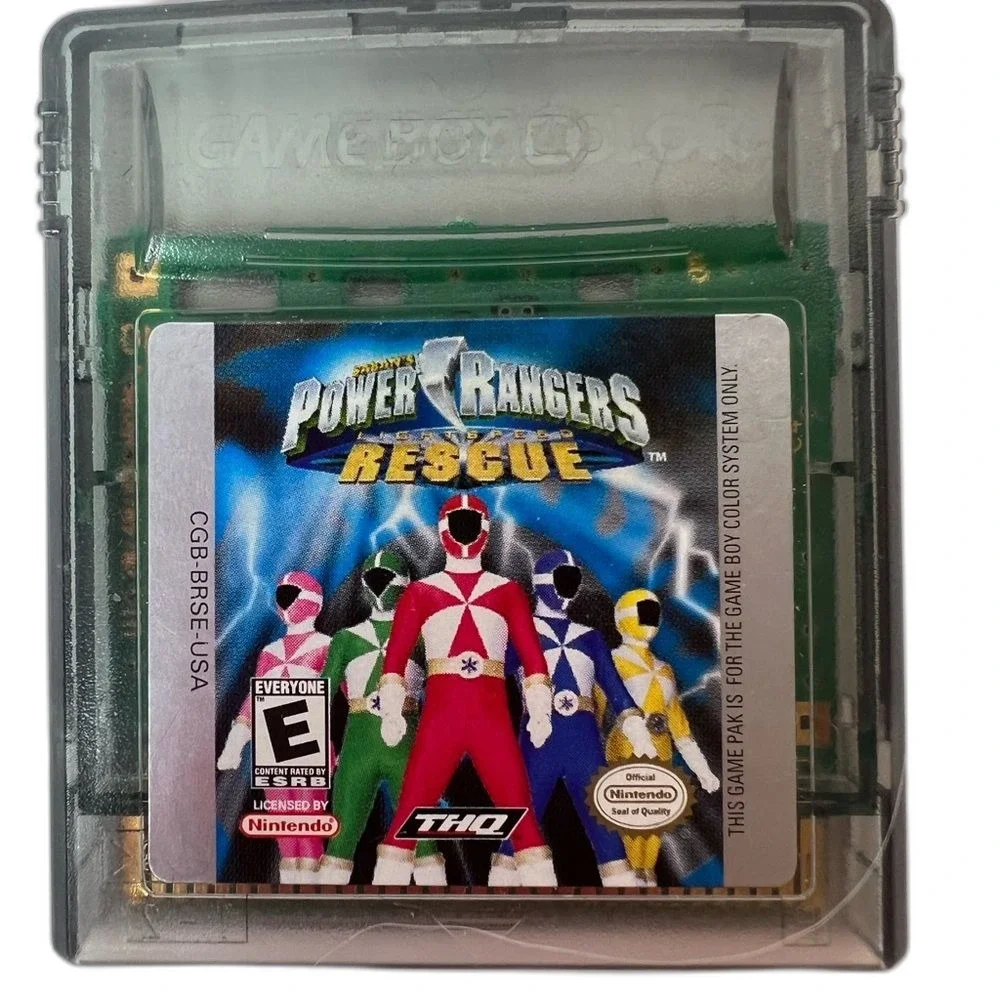 Power Rangers Lightspeed Rescue (Nintendo Gameboy Color, 1998) - Picture 1 of 3